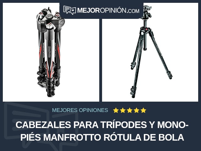 Cabezales para trípodes y monopiés Manfrotto Rótula de bola