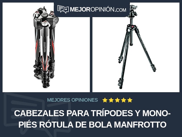 Cabezales para trípodes y monopiés Rótula de bola Manfrotto