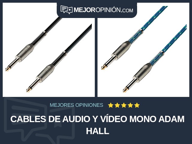 Cables de audio y vídeo Mono Adam Hall