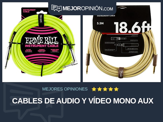 Cables de audio y vídeo Mono AUX