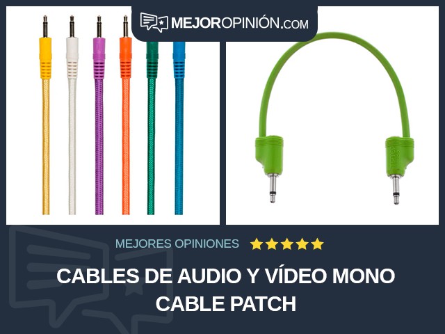 Cables de audio y vídeo Mono Cable patch