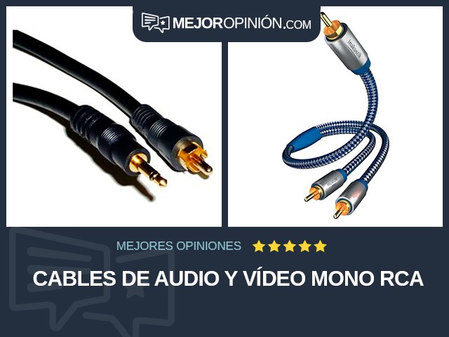 Cables de audio y vídeo Mono RCA