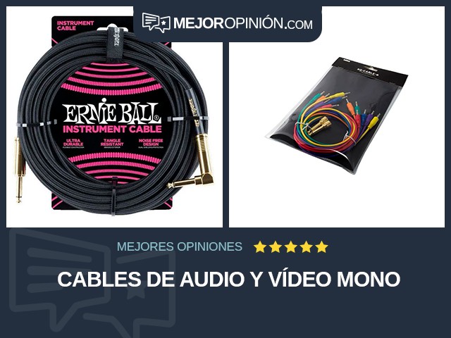 Cables de audio y vídeo Mono