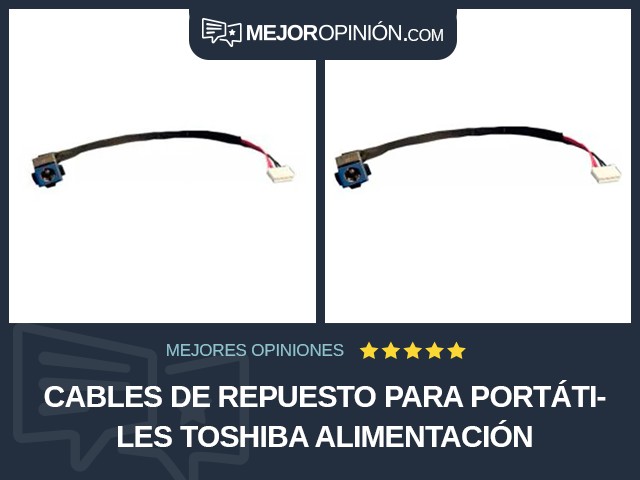 Cables de repuesto para portátiles Toshiba Alimentación