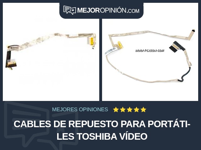 Cables de repuesto para portátiles Toshiba Vídeo