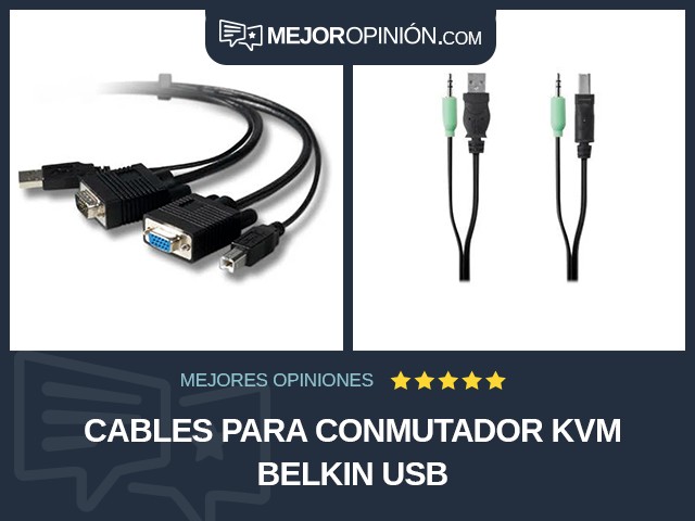 Cables para conmutador KVM Belkin USB