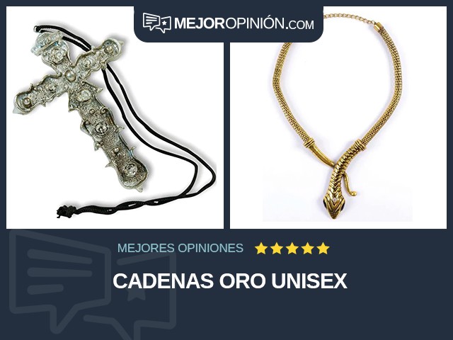 Cadenas Oro Unisex