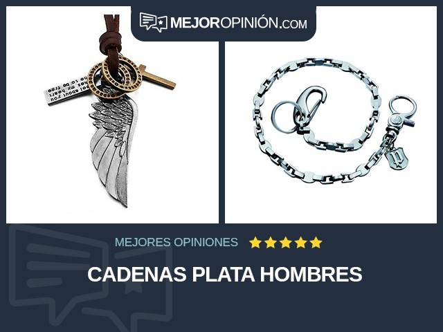 Cadenas Plata Hombres