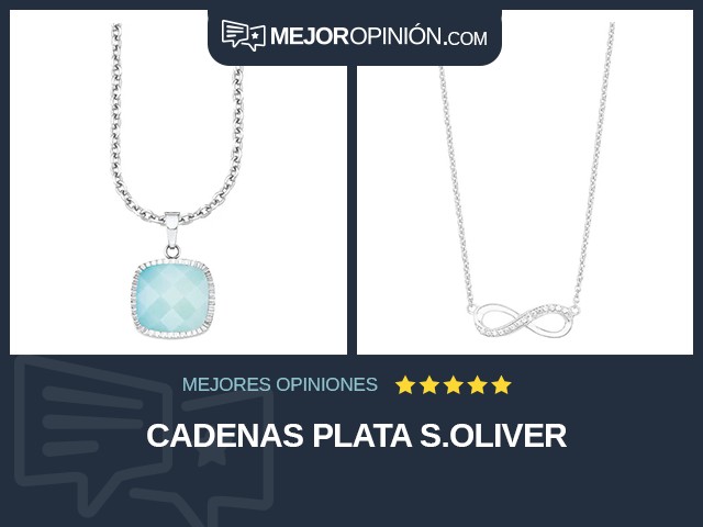 Cadenas Plata s.Oliver