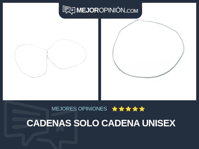 Cadenas Solo cadena Unisex