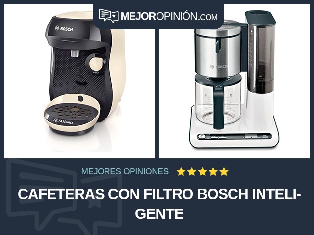 Cafeteras con filtro Bosch Inteligente