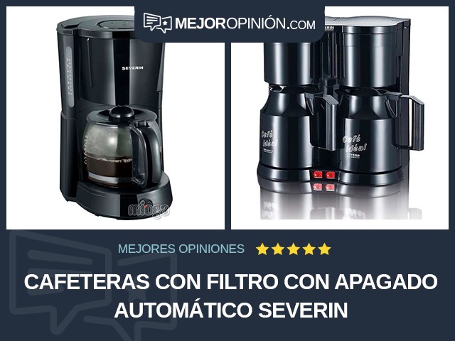 Cafeteras con filtro Con apagado automático SEVERIN