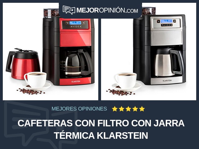 Cafeteras con filtro Con jarra térmica Klarstein