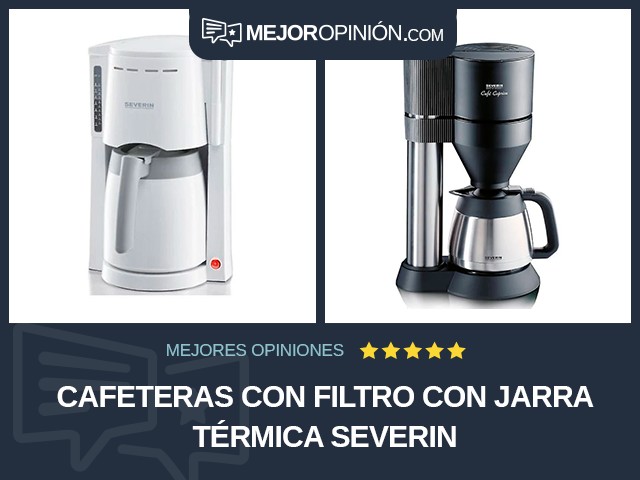 Cafeteras con filtro Con jarra térmica SEVERIN