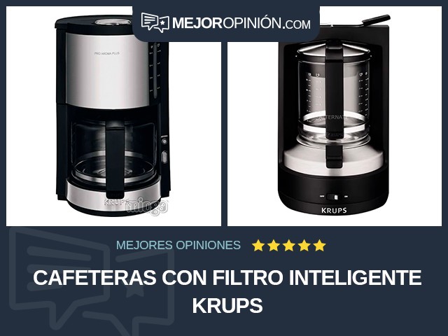 Cafeteras con filtro Inteligente KRUPS