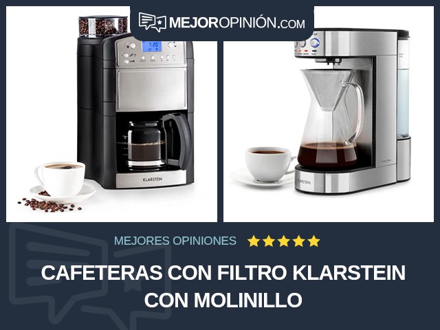 Cafeteras con filtro Klarstein Con molinillo