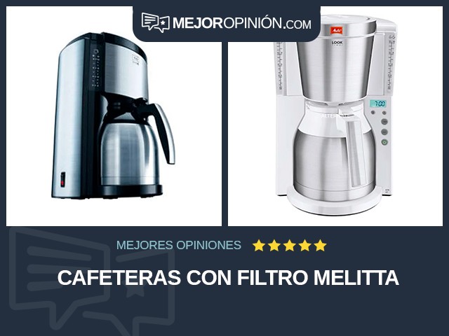 Cafeteras con filtro Melitta