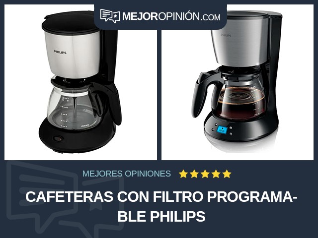 Cafeteras con filtro Programable Philips