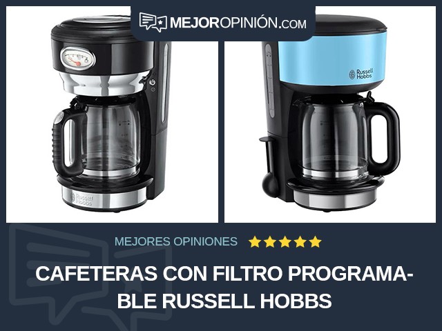 Cafeteras con filtro Programable Russell Hobbs