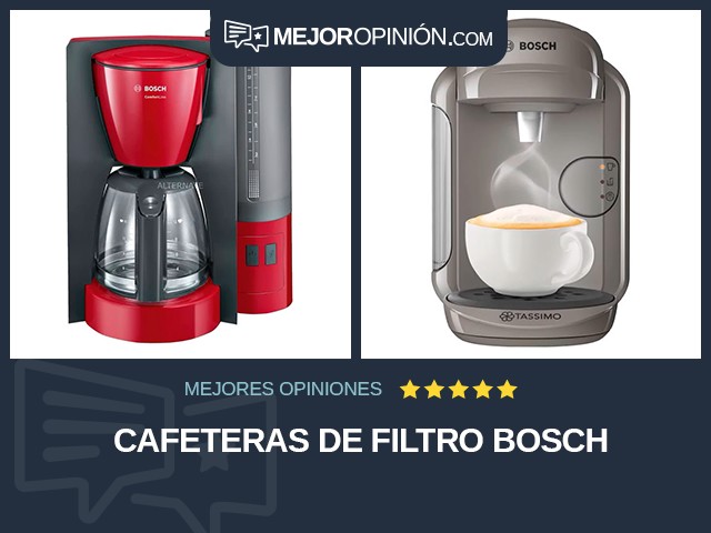 Cafeteras de filtro Bosch