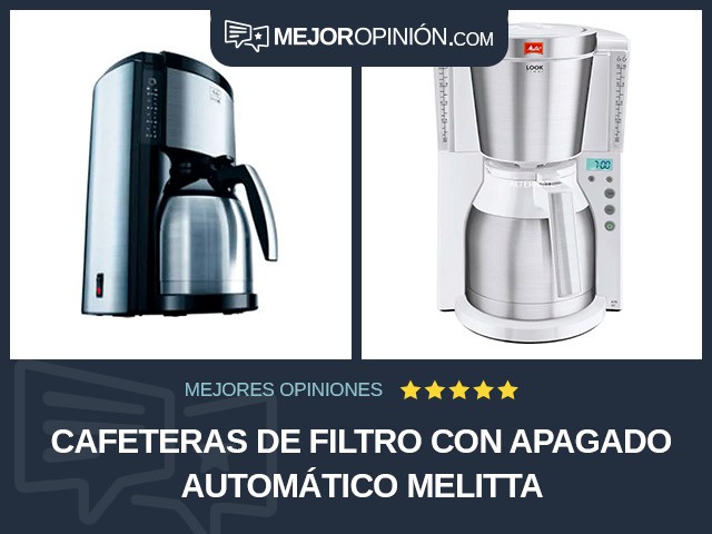 Cafeteras de filtro Con apagado automático Melitta