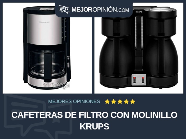 Cafeteras de filtro Con molinillo KRUPS