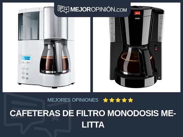 Cafeteras de filtro Monodosis Melitta