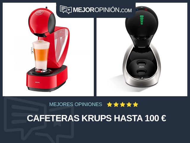 Cafeteras KRUPS Hasta 100 €