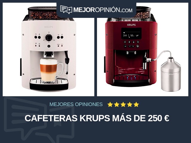 Cafeteras KRUPS Más de 250 €