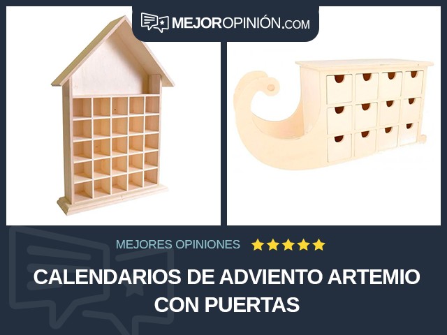 Calendarios de Adviento Artemio Con puertas