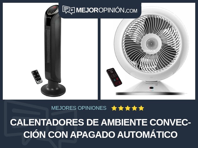 Calentadores de ambiente Convección Con apagado automático