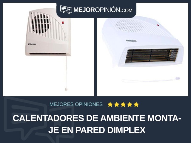 Calentadores de ambiente Montaje en pared Dimplex