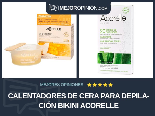 Calentadores de cera para depilación Bikini Acorelle