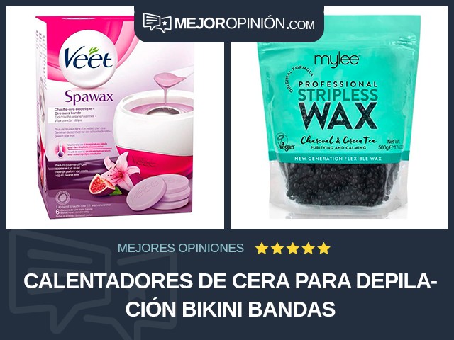 Calentadores de cera para depilación Bikini Bandas