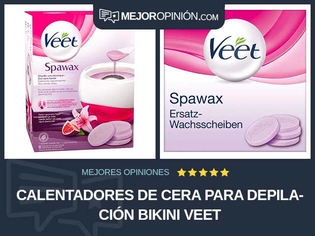 Calentadores de cera para depilación Bikini Veet