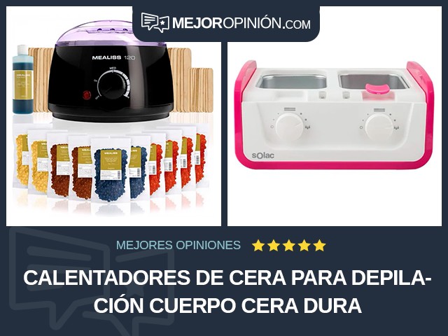 Calentadores de cera para depilación Cuerpo Cera dura