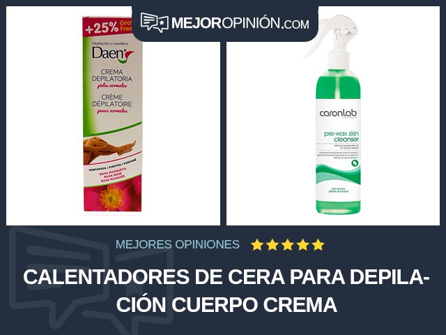 Calentadores de cera para depilación Cuerpo Crema