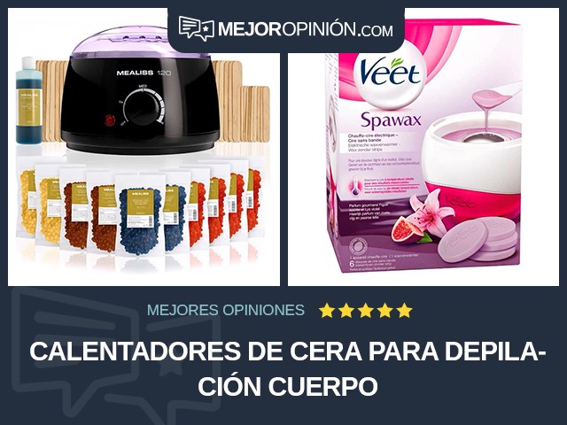 Calentadores de cera para depilación Cuerpo