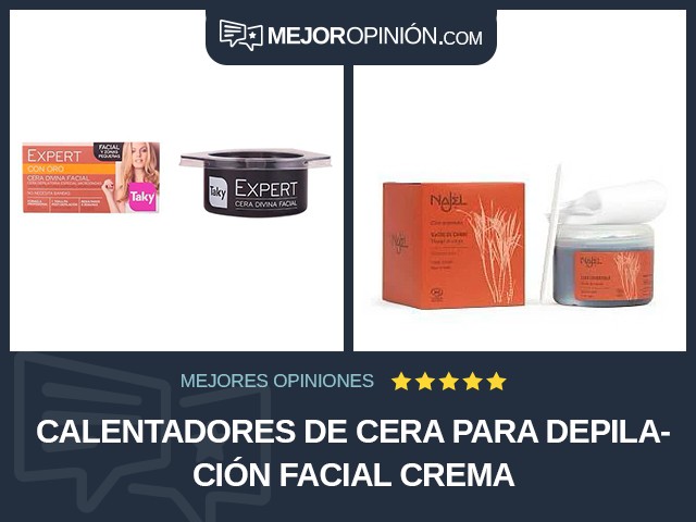 Calentadores de cera para depilación Facial Crema