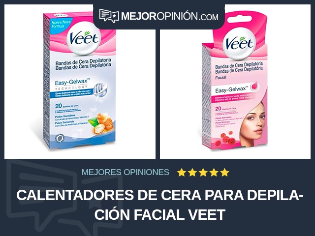 Calentadores de cera para depilación Facial Veet