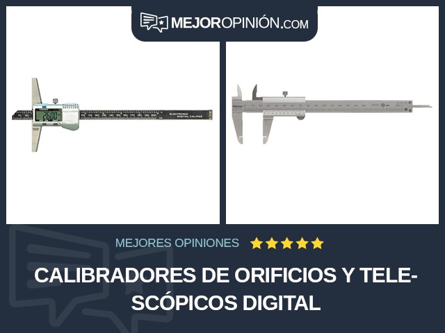 Calibradores de orificios y telescópicos Digital