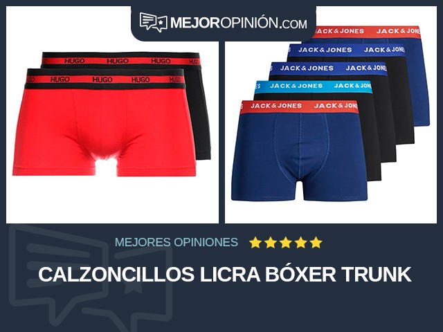 Calzoncillos Licra Bóxer trunk