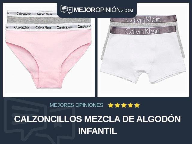 Calzoncillos Mezcla de algodón Infantil