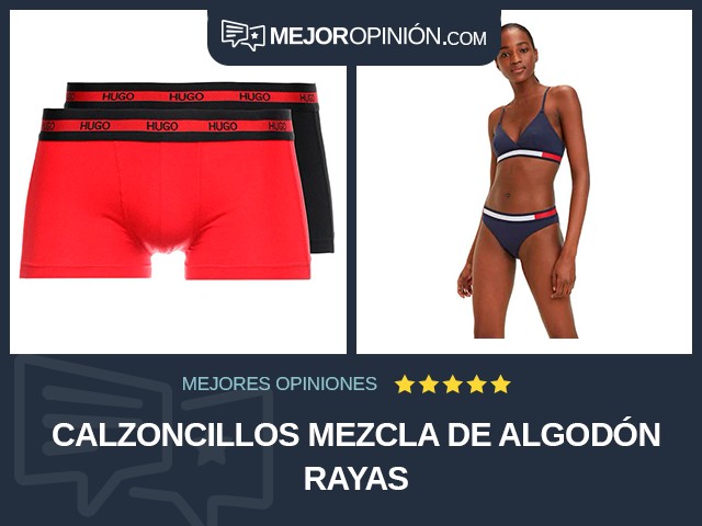 Calzoncillos Mezcla de algodón Rayas