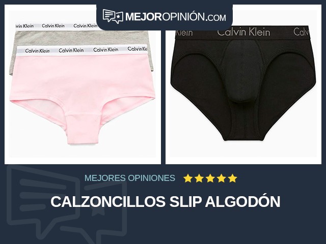 Calzoncillos Slip Algodón