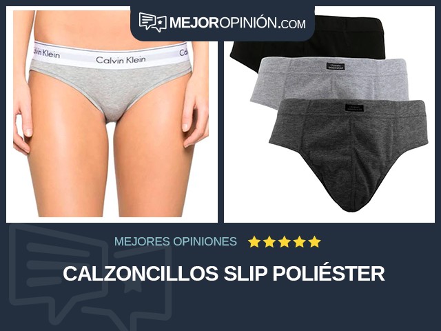 Calzoncillos Slip Poliéster