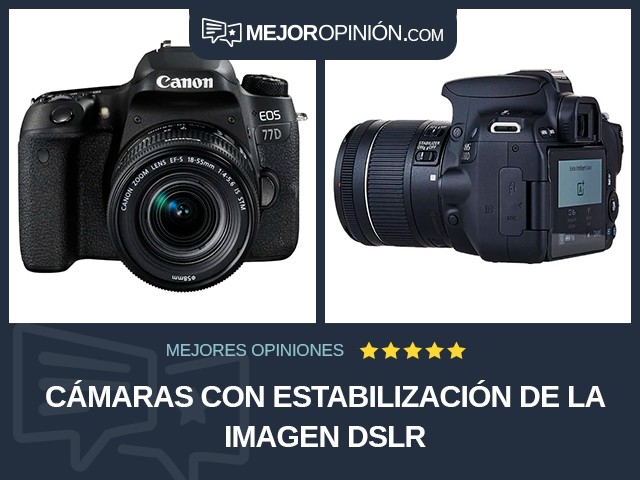 Cámaras Con estabilización de la imagen DSLR