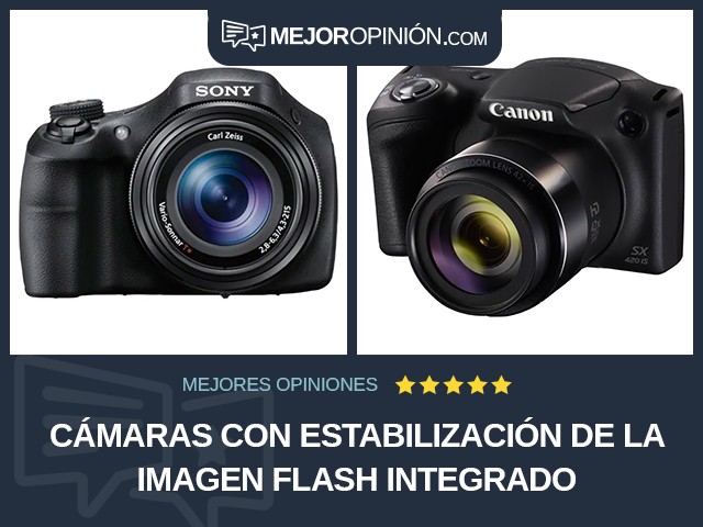 Cámaras Con estabilización de la imagen Flash integrado