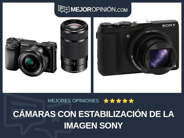 Cámaras Con estabilización de la imagen Sony