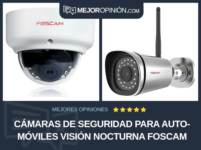 Cámaras de seguridad para automóviles Visión nocturna Foscam